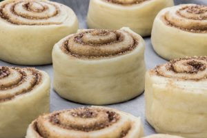 uncooked cinnamon rolls