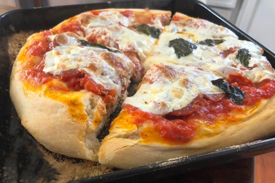 Best Chicago Pan Pizza Crust